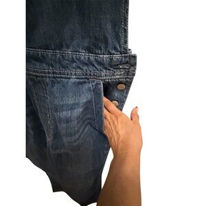 GAP Women's Denim Slouchy Overalls Medium Indigo Wash Size XS